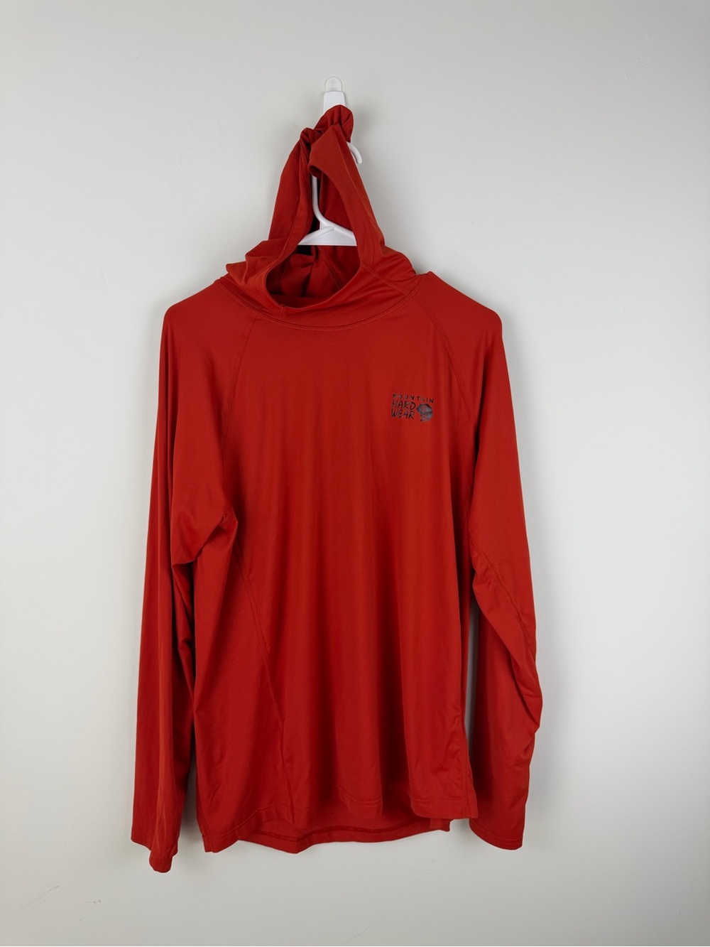 Mountain Hardwear Deep Red Hooded Performance Pullover
